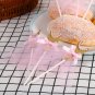 Lovely 10pcs Pink Gold Glitter Dress Cake Toppers Kids Birthday Party Decoration