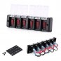 Waterproof 6 Gang Red LED Car Marine Boat Rocker Switch Panel Circuit Breakers