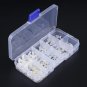 150Pcs M2 M2.5 M3 M4 M5 White Nylon Hex Screw Bolt Nut Spacer Assortment coi
