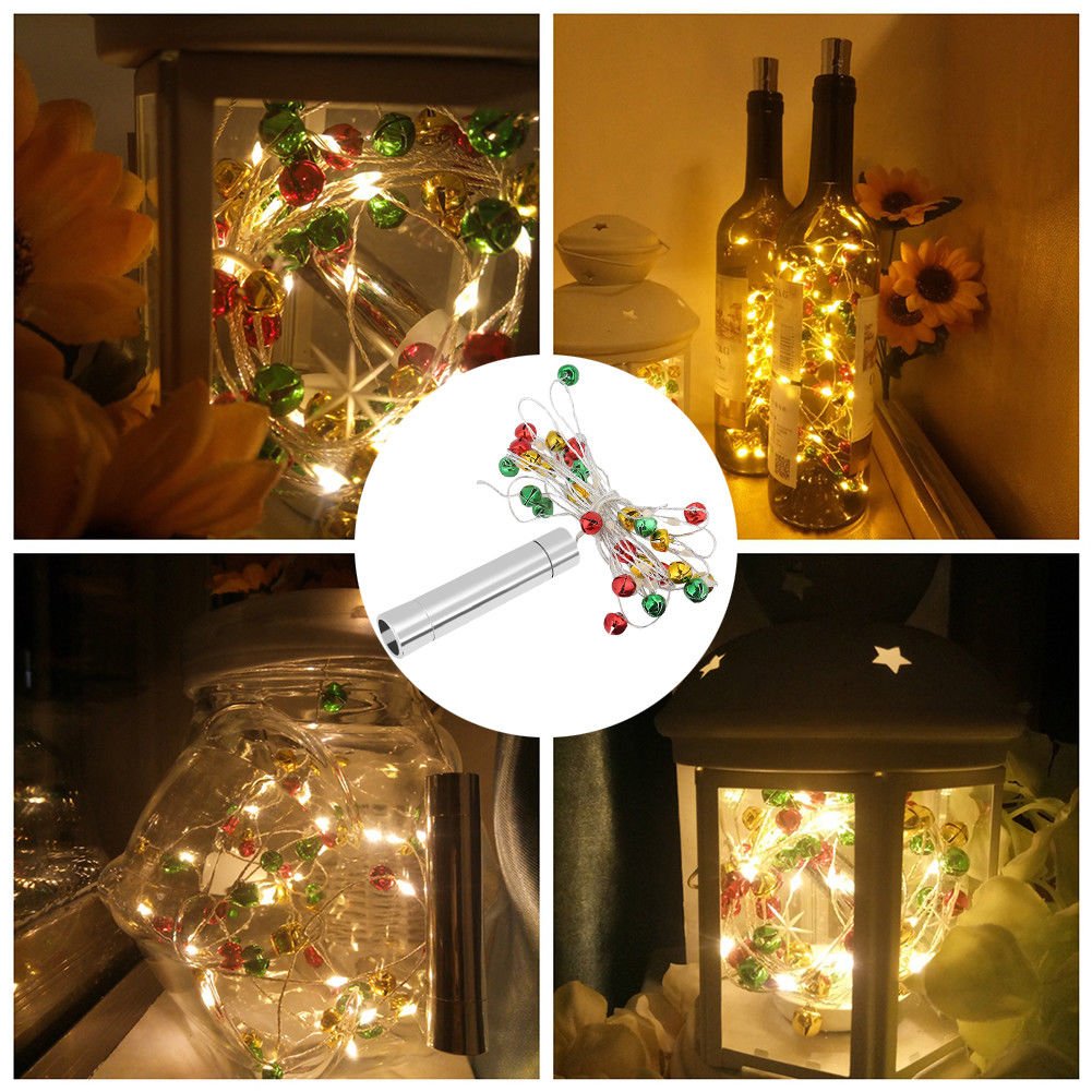 Cork Shaped 30LED Night Light Lights Wine Bottle Lamp For Party Colorful