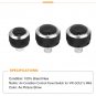3pcs Aluminum Car Air-Condition Control Panel Switch Knob for VW GOLF 5 MK5 New