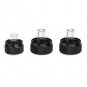 3pcs Aluminum Car Air-Condition Control Panel Switch Knob for VW GOLF 5 MK5 New
