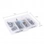30 Pcs Mixed Sizes Fishing Rod Tips Line Guides Rings Building Repair Kits Box