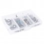 30 Pcs Mixed Sizes Fishing Rod Tips Line Guides Rings Building Repair Kits Box