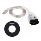 Car SMPS MPPS V13.02 K+CAN OBD2 USB Connector Diagnostic Cable ECU Tool for BMW