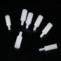 200pc M2.5 Nylon White Male Female Standoff Spacers Bolts Nuts Assorted Fastener