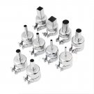 10Pcs Heat Gun Nozzles Solder Kit for 850/852/858 Hot Air Soldering Station coi