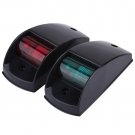 Pair of 12V Red & Green Navigation Signal Bulb Lights Lamp for Marine Boat Yacht
