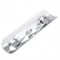 Motorcycle Flame Exhaust Pipe Heat Shield Muffler Guard Cover Silver 50mm-70mm