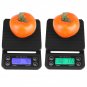 3KG/0.1g Electronic Digital Kitchen Food Scale Drip Coffee Weighing +Timer Black
