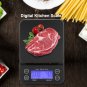 3KG/0.1g Electronic Digital Kitchen Food Scale Drip Coffee Weighing +Timer Black