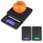 3KG/0.1g Electronic Digital Kitchen Food Scale Drip Coffee Weighing +Timer Black