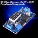 DC-DC 4.5-32V to 5V-35V XL6009 Boost Step-up Module Adjustable LED Voltmeter coi