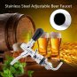 Draft Beer Faucet Flow Controller G5/8 Shank Chrome Planting for Kegerator Taps