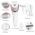 Women Lady 5 in 1 Electric Rechargeable Cordless Epilator & Shaver Hair Remover