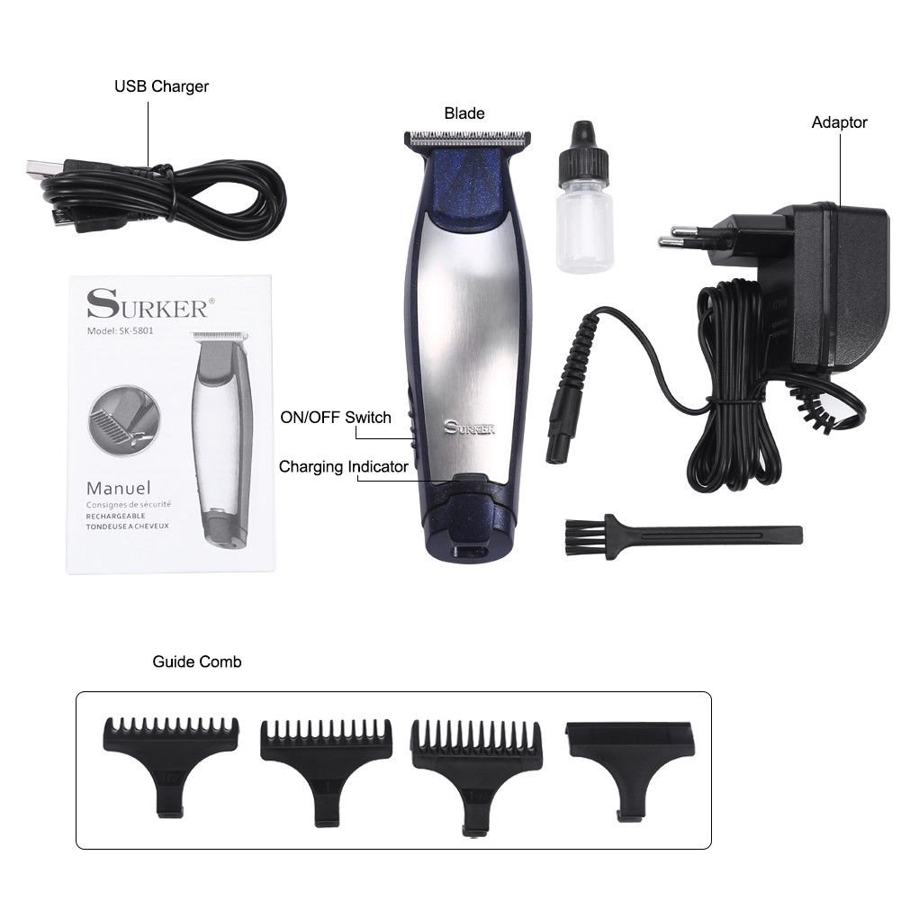 Hair Cut Clipper Kit Professional Electric Trimmer Hair Beard Pro Barber Machine