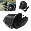 1x Motorcycle Bike Sports Waterproof Back Seat Carry Bag Storage Saddlebag Black