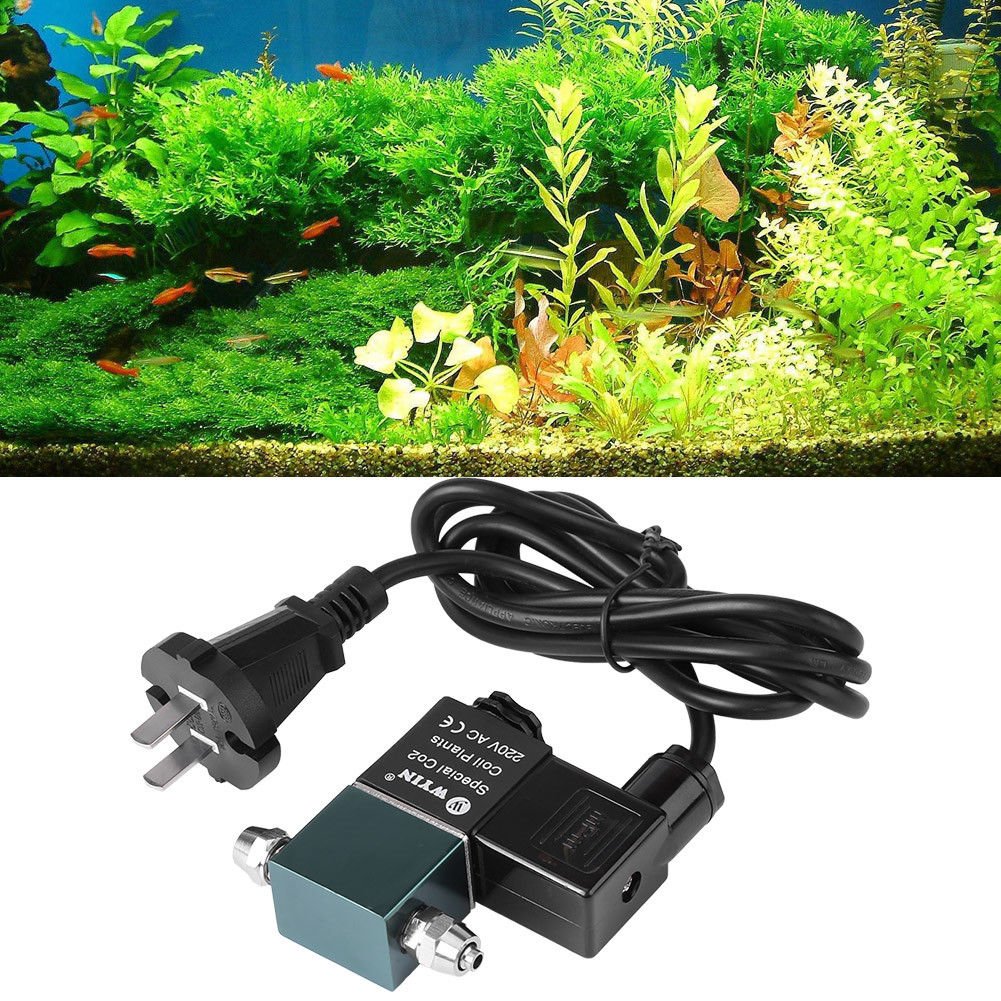 AC 220V Low Temperature Aquarium Plant CO2 Magnetic Solenoid Valve Accessory