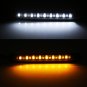 Motorcycle Flexible 17 LED Strip Yellow White Turn Signal Brake Light Indicator