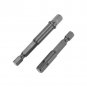 8pc CRV Hex Shank 1/4" 3/8" 1/2" Socket Bit Adapter Drill Bits Nut Driver Set el
