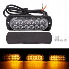 12/24V 36W 12LED Car Vehicle ATVs Warning Emergency Strobe Flashing Light Amber