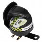 12V 510HZ Universal Loud Electric Snail Horn Motorcycle Car Loudspeaker Black