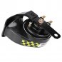 12V 510HZ Universal Loud Electric Snail Horn Motorcycle Car Loudspeaker Black