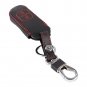 2 Buttons PU Leather Key Case Cover Fob Chain Accessories for Mazda 2 3 CX5
