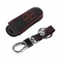 2 Buttons PU Leather Key Case Cover Fob Chain Accessories for Mazda 2 3 CX5