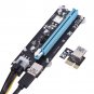 USB 3.0 PCI-E Express 1x -16x GPU Adapter Extender Riser Card with 6 Pin Cable