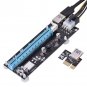 USB 3.0 PCI-E Express 1x -16x GPU Adapter Extender Riser Card with 6 Pin Cable