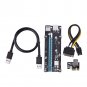 USB 3.0 PCI-E Express 1x -16x GPU Adapter Extender Riser Card with 6 Pin Cable