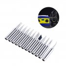 12Pcs Lead-free Soldering Tip Solder Replacement Tips 900M-T Rework Station Tool