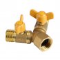 G1/2 Brass Garden Irrigation 2 Way Adapter Splitter Hose Pipe Tap Connector