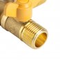 G1/2 Brass Garden Irrigation 2 Way Adapter Splitter Hose Pipe Tap Connector