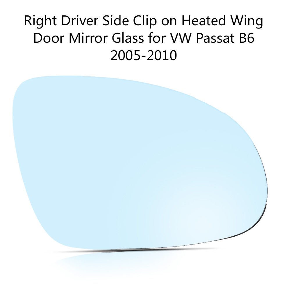 1pcs Right Driver Side Heated Wing Door Mirror Glass for VW Passat B6 2005-2010
