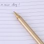 Handmade Retro Pure Brass Pen Metal Outdoor Tactical Pen Copper Ball-point Pen
