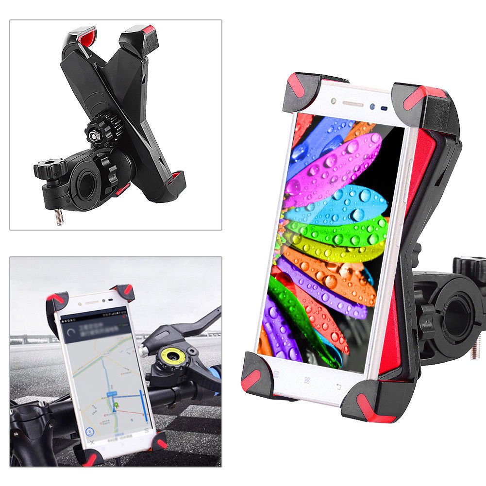 Motorcycle MTB Bike Bicycle Handlebar Mount Holder For Cell Phone GPS Universal