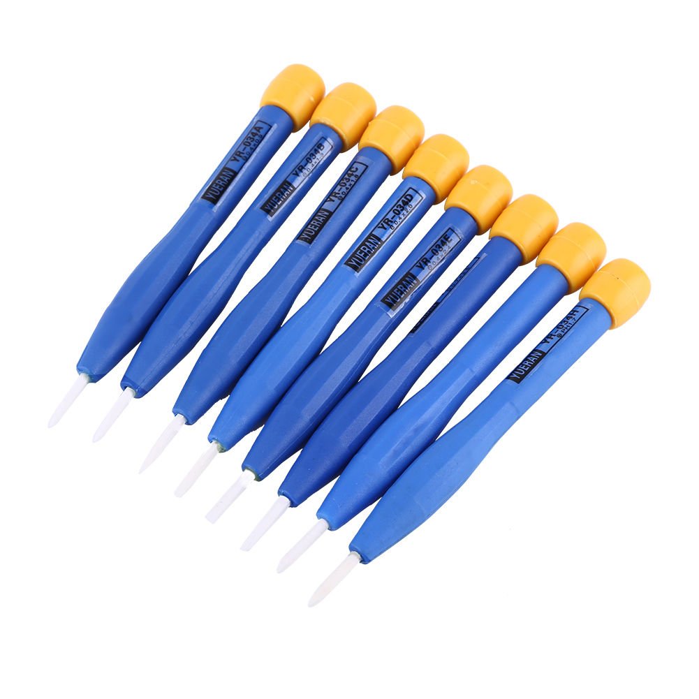Full Type 8Pcs Anti Static Non Magnetic Ceramic Screwdriver Hand Tools 105mm Hot