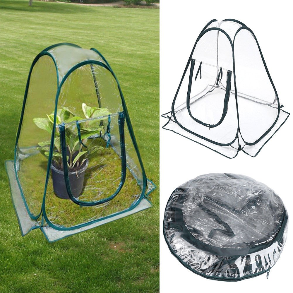 Garden Plants Flowers Veg Hydroponic Grow Cover Tent Waterproof PVC Greenhouse
