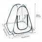 Garden Plants Flowers Veg Hydroponic Grow Cover Tent Waterproof PVC Greenhouse