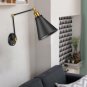220V E27 Retro Industria Swing Arm Sconce Wall Light Loft Lamp Fixture Decor