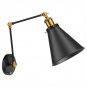 220V E27 Retro Industria Swing Arm Sconce Wall Light Loft Lamp Fixture Decor
