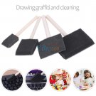 Foam Brush Sponge Wooden Handle Brush Art Craft Painting Brush Set coi