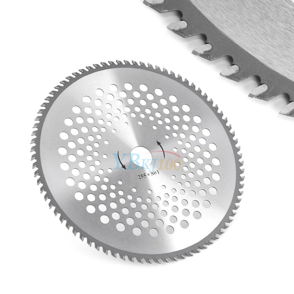 10" 80T Teeth Carbide Tip Brush Cutter Trimmer Weed-eater Replacement Blade coi