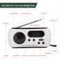 Multifunction Solar Powered LED Flashlight FM/AM Radio Emergency Phone Charger