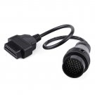 38 Pin to OBDII 16 Pin ABS Diagnostic Scan Adapter Cable for Mercedes Benz
