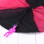 Kid Children Tangle Free Toy Hand Throwing Parachute Kite Outdoor Game Rose Red