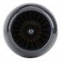 35mm Carbon Fiber Air Filter Cleaner for 150cc-250cc Motorcycle ATV Dirt Bike