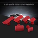 6Pcs Red Car Auto Body Dents Removal Pulling Tabs Paintless Dent Repair Tools